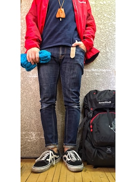 「orcival」｜「アイテム（マウンテンパーカー）」を使った、KADOさん（メンズ・163cm）の春コーディネート