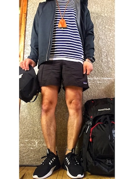 「orcival」｜「アイテム（マウンテンパーカー）」を使った、KADOさん（メンズ・163cm）の春コーディネート