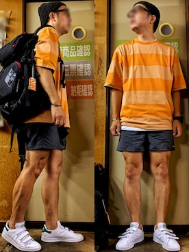「アイテム（ニットキャップ/ビーニー、ブラウン系）」を使った、KADOさん（メンズ・159cm）の秋コーディネート