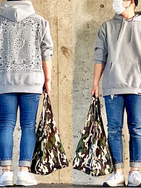 「n(n) BY NUMBER (N)INE（エヌエヌバイナンバーナイン）のアイテム（パンツ）」を使った、KADOさん（メンズ・159cm）の冬コーディネート