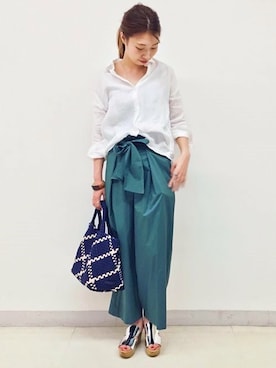 上田さん(レディース・173cm)の春コーディネート