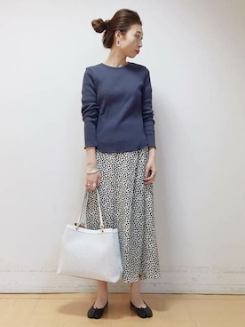 上田さん(レディース・173cm)の冬コーディネート