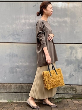 上田さん(レディース・173cm)の秋コーディネート