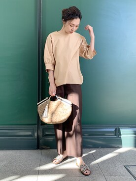 上田さん(レディース・173cm)の春コーディネート