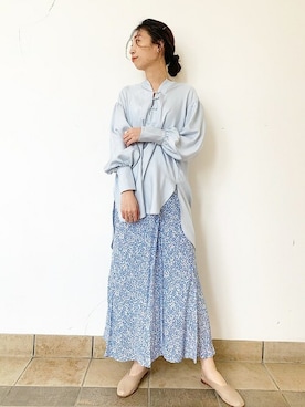上田さん（レディース・173cm）の春コーディネート