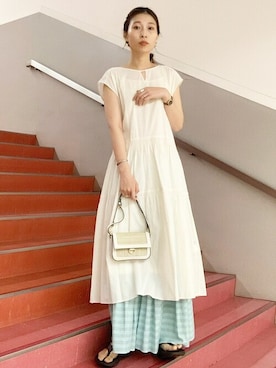 上田さん（レディース・173cm）の夏コーディネート