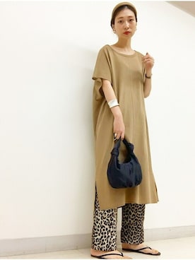 上田さん（レディース・173cm）の夏コーディネート