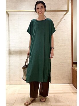 上田さん（レディース・173cm）の夏コーディネート