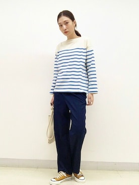 上田さん（レディース・173cm）の秋コーディネート