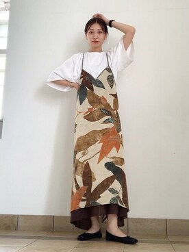 上田さん(レディース・173cm)の秋コーディネート