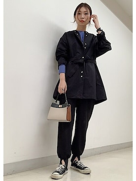 「SHIPS（シップス）のアイテム（その他アウター）」を使った、上田さん（レディース・173cm）の秋コーディネート