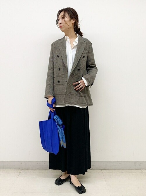 セール】Primary NavyLabel:ブラウンチェックダブルジャケット セール】Primary NavyLabel:ブラウンチェックダブルジャケット