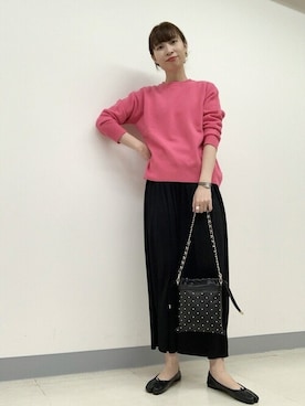 上田さん(レディース・173cm)の冬コーディネート