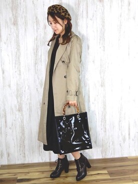 miniaさん（レディース・160cm）の冬コーディネート