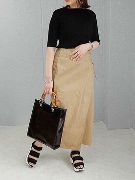 miniaさん（レディース・160cm）の夏コーディネート