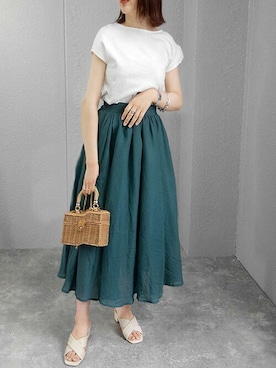 miniaさん（レディース・160cm）の夏コーディネート