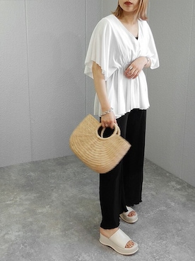 miniaさん（レディース・160cm）の夏コーディネート