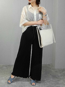 miniaさん（レディース・160cm）の夏コーディネート