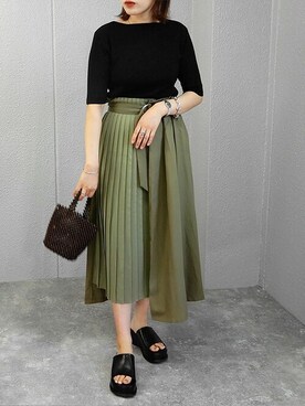 miniaさん（レディース・160cm）の夏コーディネート