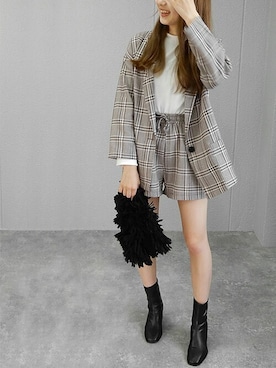 miniaさん（レディース・160cm）の夏コーディネート