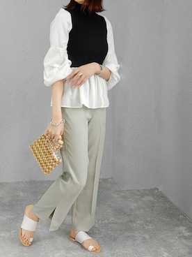 miniaさん（レディース・160cm）の夏コーディネート