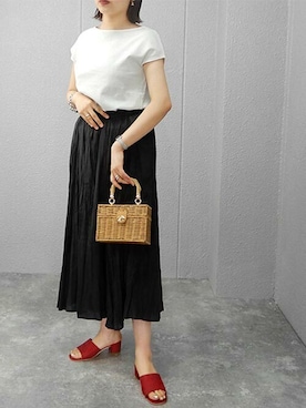 miniaさん（レディース・160cm）の夏コーディネート