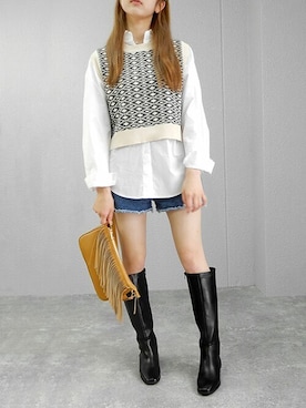 miniaさん（レディース・160cm）の秋コーディネート