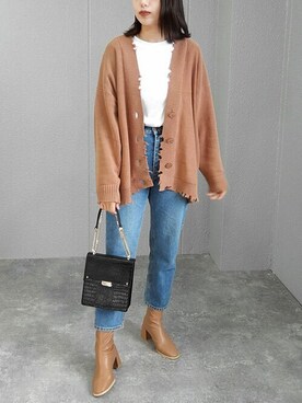 miniaさん（レディース・160cm）の秋コーディネート