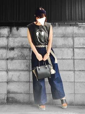 みいちゃんさん（レディース・158cm）の夏コーディネート