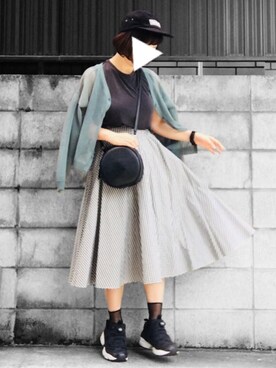 みいちゃんさん（レディース・158cm）の夏コーディネート