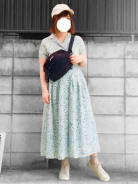 「SLOBE IENA（スローブイエナ）のアイテム（リング）」を使った、みいちゃんさん（レディース・158cm）の夏コーディネート