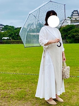 「ビーズバッグ」｜「アイテム（パンプス）」を使った、みいちゃんさん（レディース・158cm）の夏コーディネート