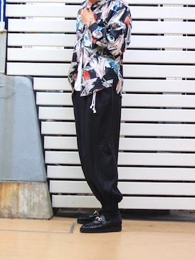 「バルーンパンツ」｜Onoda Junさん（メンズ・175cm・20代）の夏コーディネート