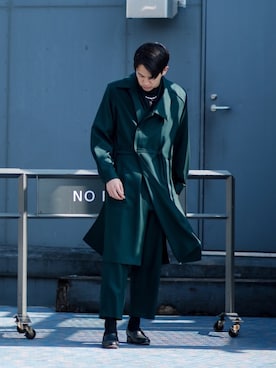 「ETHOSENS（エトセンス）のアイテム（ジャケット/アウター）」を使った、Onoda Junさん（メンズ・175cm）の冬コーディネート