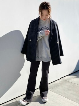 「plage（プラージュ）のアイテム（その他アウター）」を使った、ayuさん（レディース・150cm）の冬コーディネート