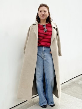 「plage（プラージュ）のアイテム（その他アウター）」を使った、ayuさん（レディース・150cm）の冬コーディネート