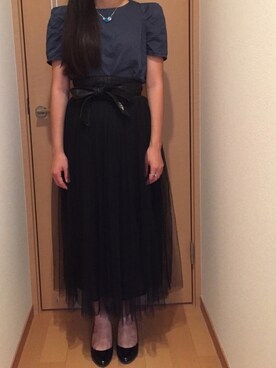 黒毛ちゃんさん(レディース・155cm)の夏コーディネート