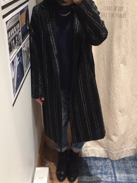 黒毛ちゃんさん（レディース・155cm）の冬コーディネート