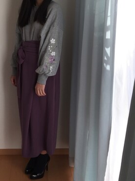 黒毛ちゃんさん（レディース・155cm）の冬コーディネート