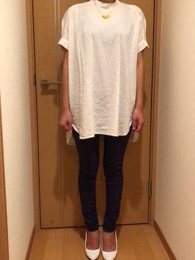 「crin*m（ミンネ）のアイテム」を使った、黒毛ちゃんさん（レディース・155cm）の夏コーディネート