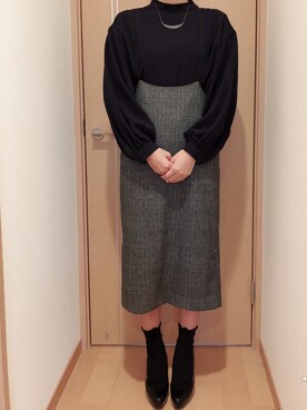 黒毛ちゃんさん（レディース・155cm）の秋コーディネート