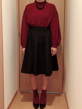 黒毛ちゃんさん（レディース・155cm）の秋コーディネート