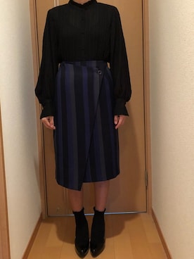 黒毛ちゃんさん(レディース・155cm)の秋コーディネート