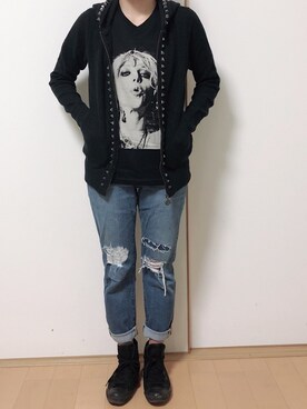 黒毛ちゃんさん(レディース・155cm)の秋コーディネート