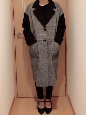 黒毛ちゃんさん（レディース・155cm）の冬コーディネート