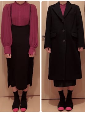 黒毛ちゃんさん(レディース・155cm)の冬コーディネート