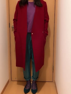 黒毛ちゃんさん（レディース・155cm）の冬コーディネート