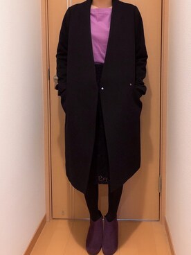 黒毛ちゃんさん(レディース・155cm)の冬コーディネート