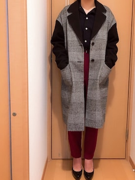 黒毛ちゃんさん（レディース・155cm）の冬コーディネート