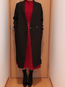 黒毛ちゃんさん（レディース・155cm）の冬コーディネート